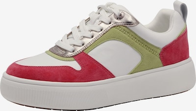 Tamaris Sneaker in 36 in kiwi / blutrot / weiß, Produktansicht