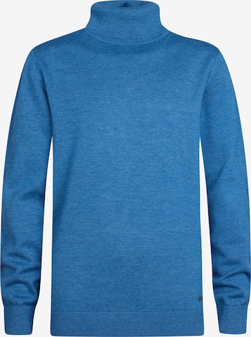 Petrol Industries Trui 'Yellowstone' in Blauw: voorkant