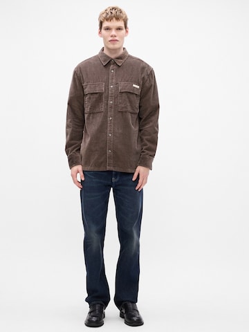 Calvin Klein Jeans Rovný strih Košeľa - Sivá