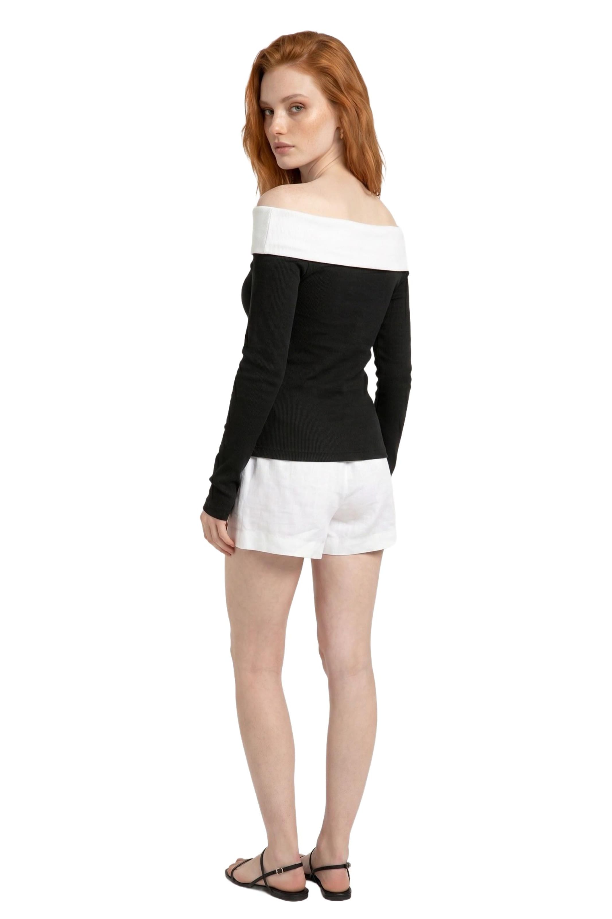 Alexa Dash Shirt in Schwarz