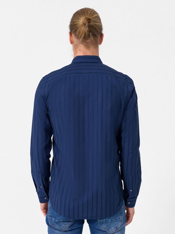 By Diess Collection Средняя посадка Рубашка в Синий