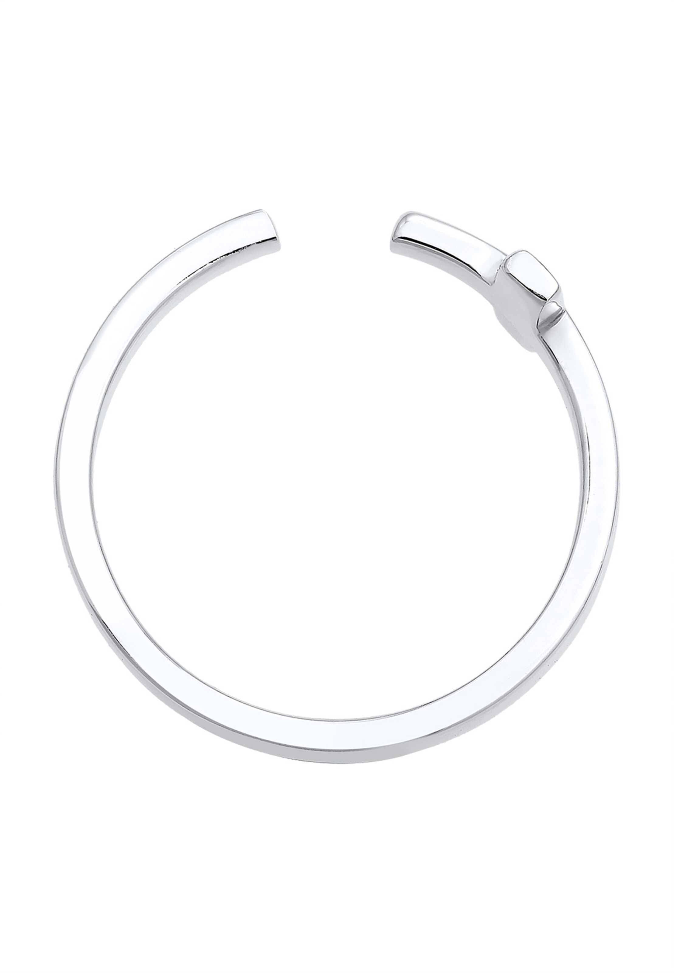 ELLI Ring 'Kreuz' in Zilver
