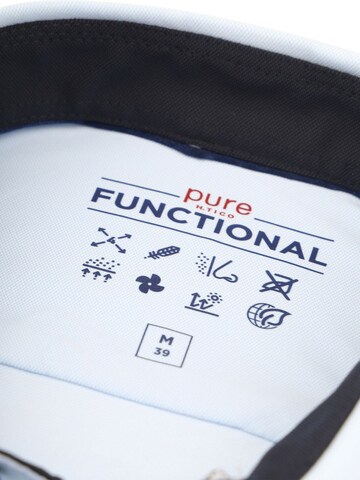 PURE Slim Fit Hemd‌ in Blau