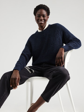 Pullover 'Riette' di NÜMPH in blu: frontale