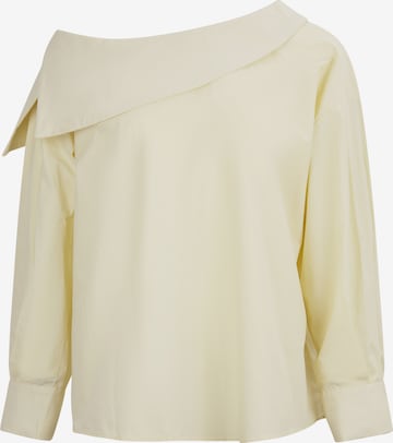 Usha - Blusa em amarelo: frente