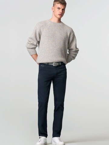 MEYER Regular Chinohose 'Chicago' in Blau