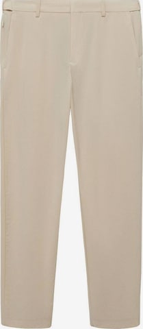 MANGO MAN Slim fit Chino Pants 'Lunar' in Beige: front