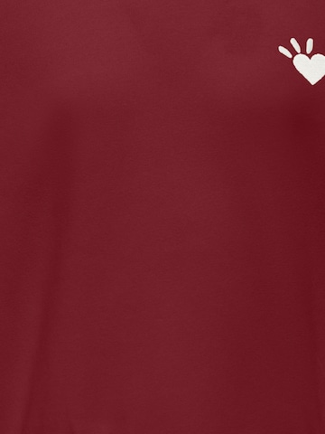 ONLY Sweatshirt 'Tammie' in Red