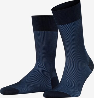 FALKE Socken 'Fine Shadow' in Blau: Vorderseite