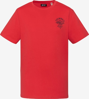 Schott NYC Shirt in Red: front