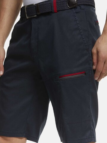 MEYER Slim fit Pants 'B-Arran' in Blue