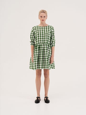 AmourLinen Dress 'Sofia' in Green
