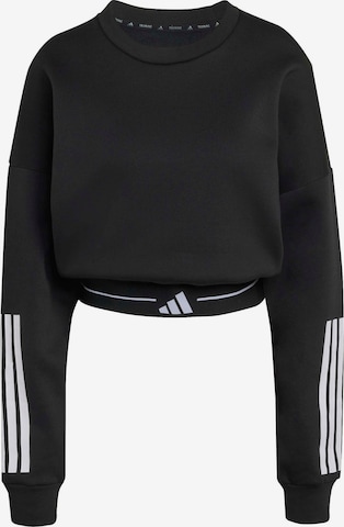 ADIDAS PERFORMANCESportska sweater majica - crna boja: prednji dio