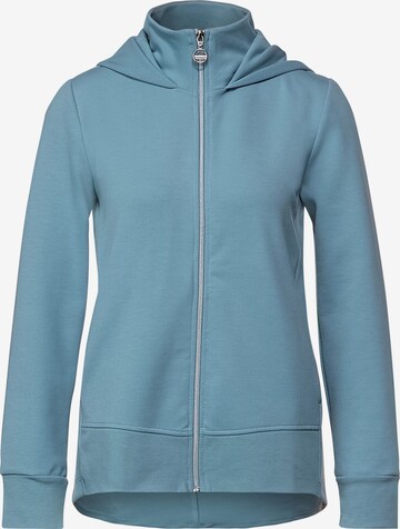 STREET ONE Sweatjacke in Blau: predná strana