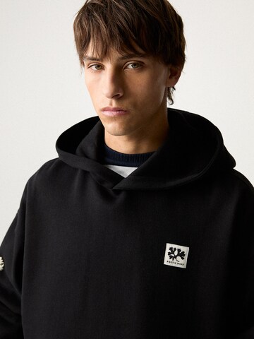 Sweat-shirt Pull&Bear en noir