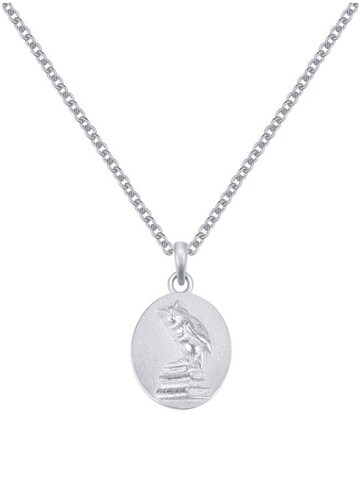 Hey Happiness Necklace 'Wise' in Silver: front