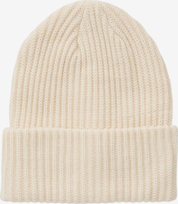 PIECES Beanie 'Hexo' in White: front