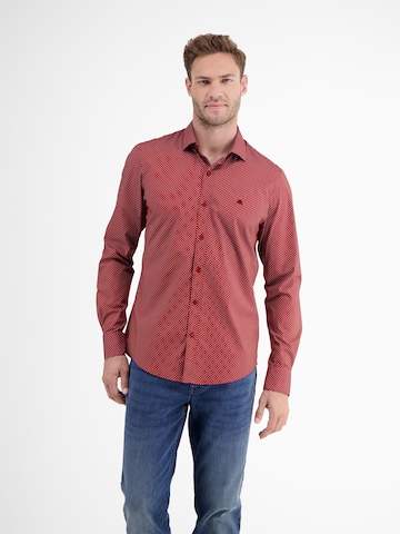 LERROS Regular fit Button Up Shirt in Red: front