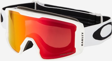 OAKLEY Sports glasses 'Line Miner' in White: front