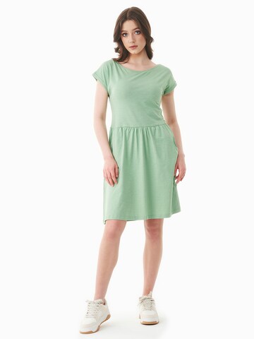 Organication Kleid in Grün: Vorderseite