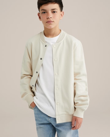 Sweat WE Fashion en beige : devant