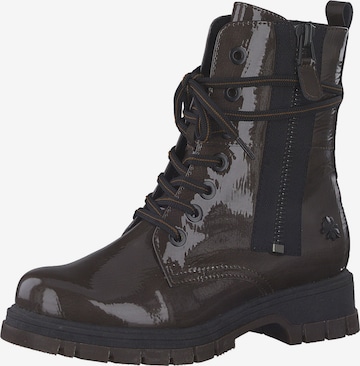 MARCO TOZZI by GUIDO MARIA KRETSCHMER Lace-Up Ankle Boots in Brown: front