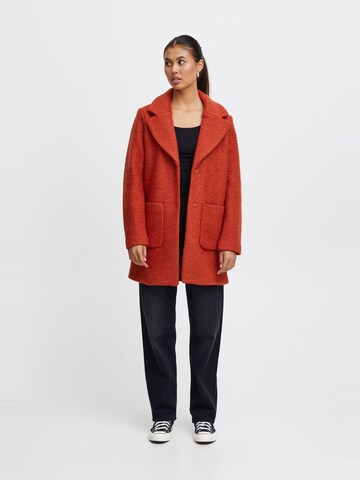 Cappotto di mezza stagione 'STIPA' di ICHI in arancione