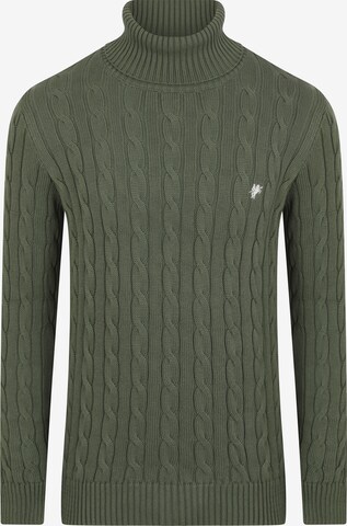 DENIM CULTURE Sweater 'Benoit' in Green: front