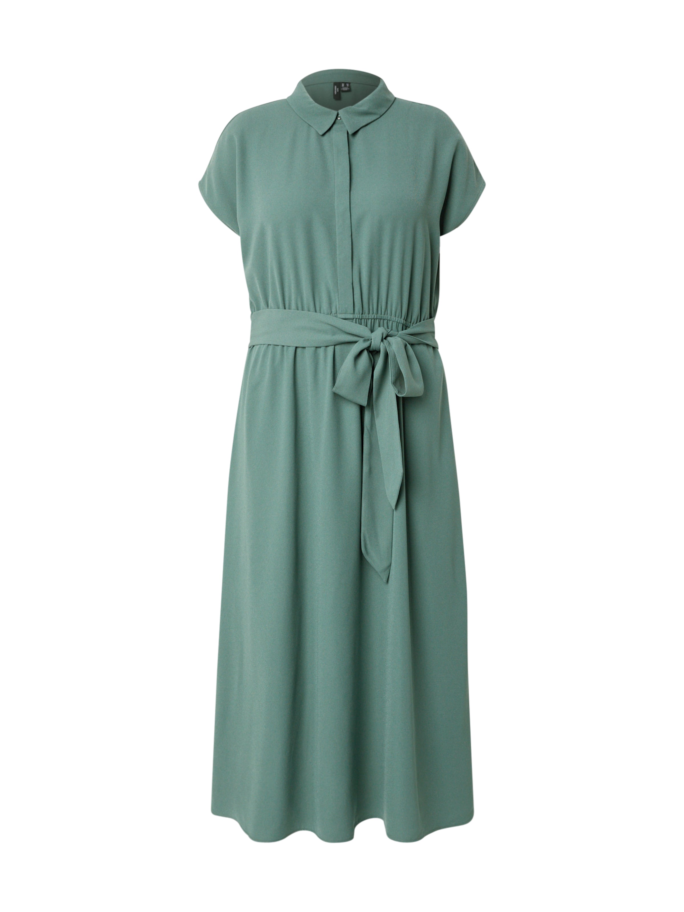 Vero Moda Curve Sukienka koszulowa &#x27;VMNEWHALLIE&#x27; w kolorze zielony: przód