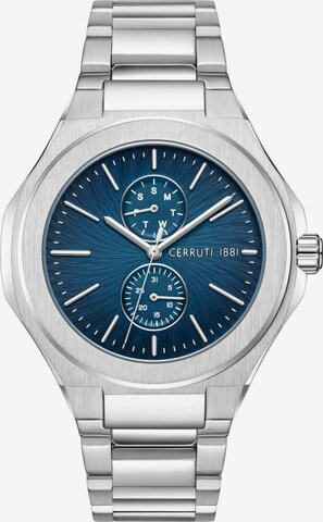Montre à affichage analogique 'Lucardo' CERRUTI 1881 en bleu : devant