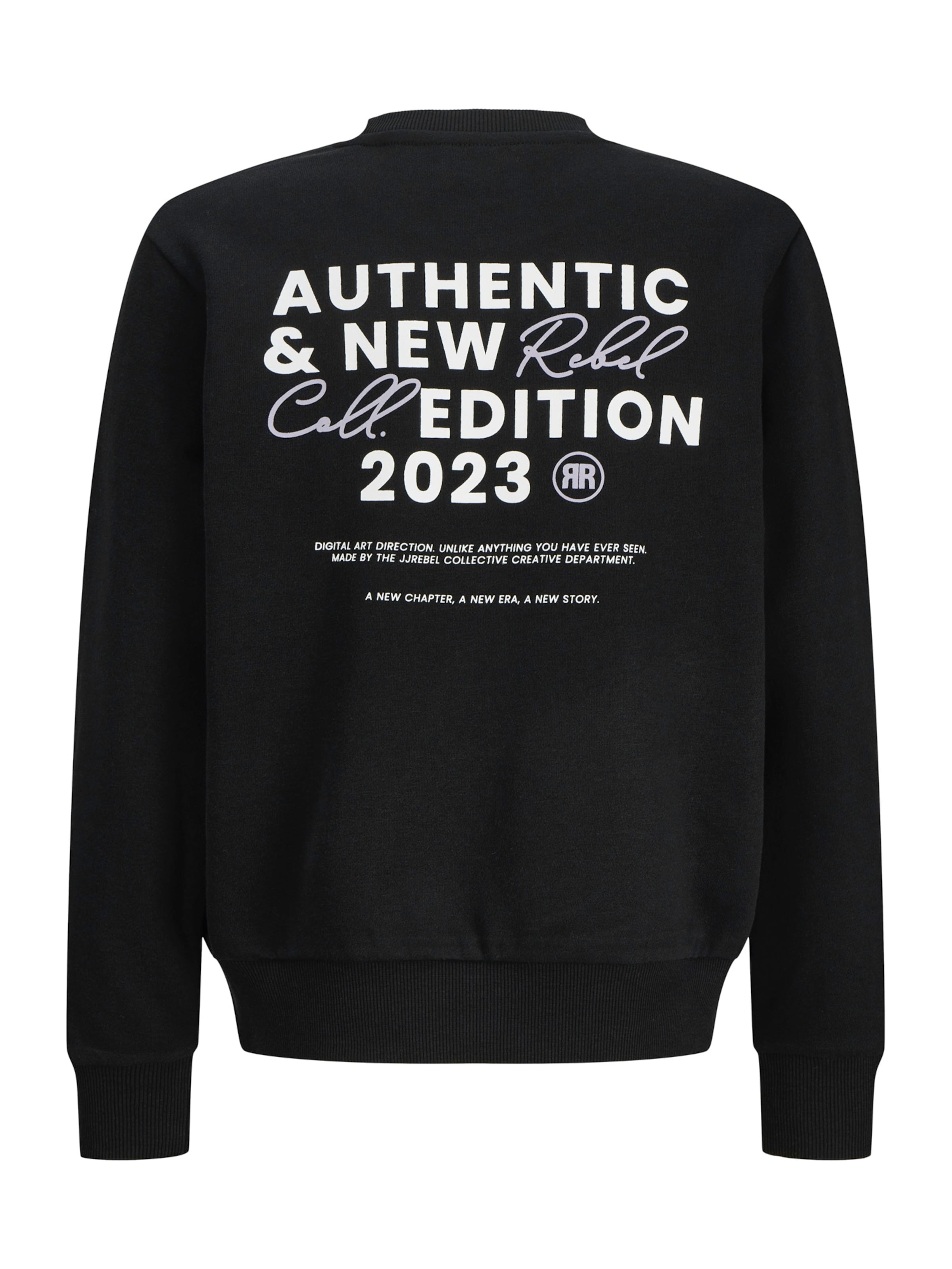 JJ Rebel Sweatshirt 'JREBHAYDEN' in Zwart