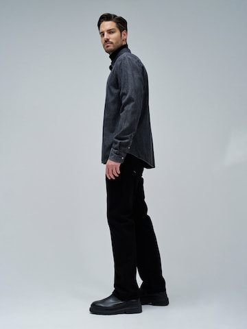 Salsa Jeans Regular fit Button Up Shirt in Black