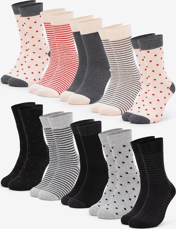 Occulto Socks 'Milka' in Mixed colors: front