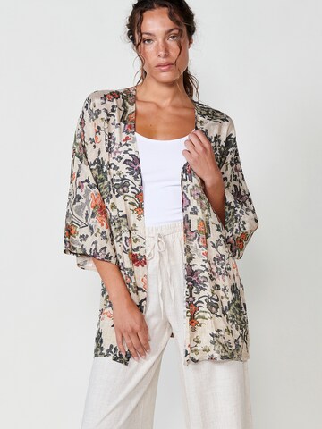 Kimono KOROSHI en mélange de couleurs
