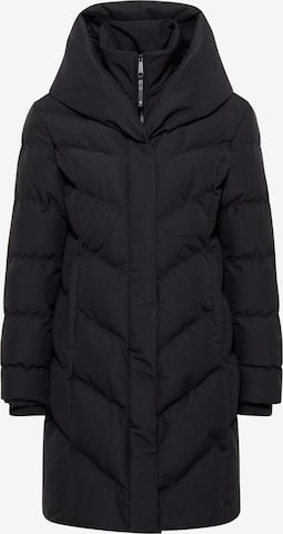 Ragwear Wintermantel 'Natalka' in Zwart: voorkant
