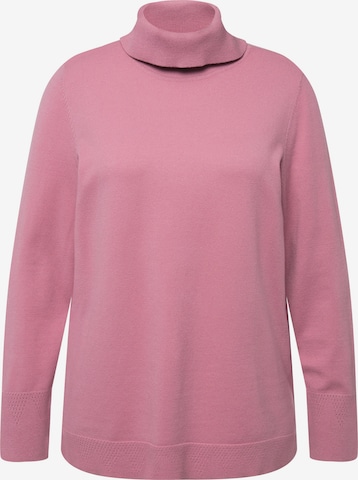 Ulla Popken Sweater in Pink: front