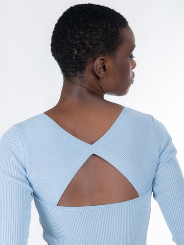 mėlyna Influencer Megztinis