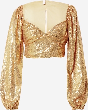 NLY by Nelly Blouse in Gold: front