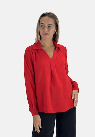 Elara Blouse in Rood
