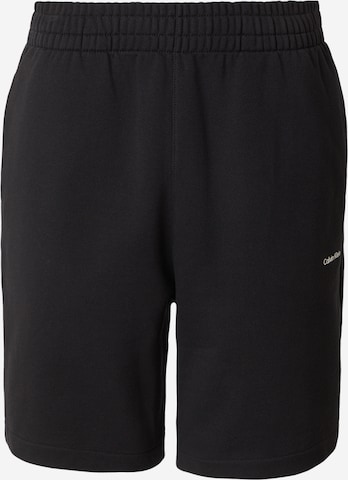 Regular Pantalon Calvin Klein en noir : devant