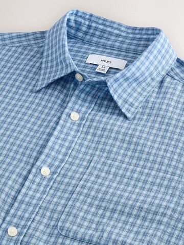 Next Regular Fit Hemd in Blau