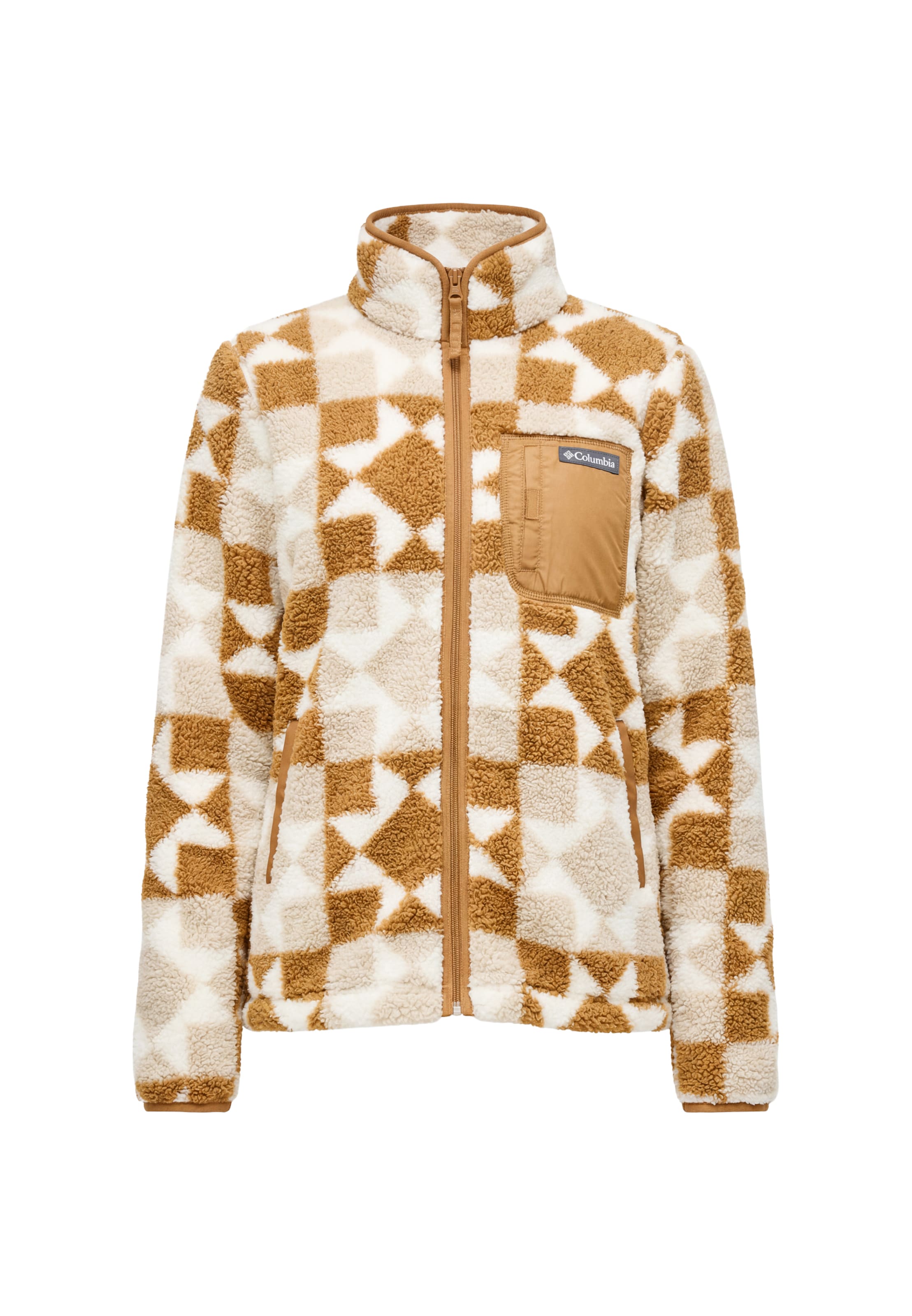 Jachetă  fleece funcțională 'West Bend' de la COLUMBIA pe maro: față