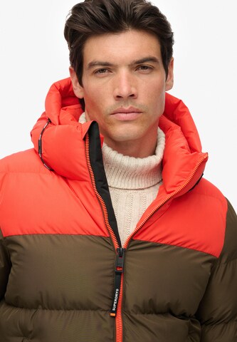 Veste mi-saison Superdry en marron