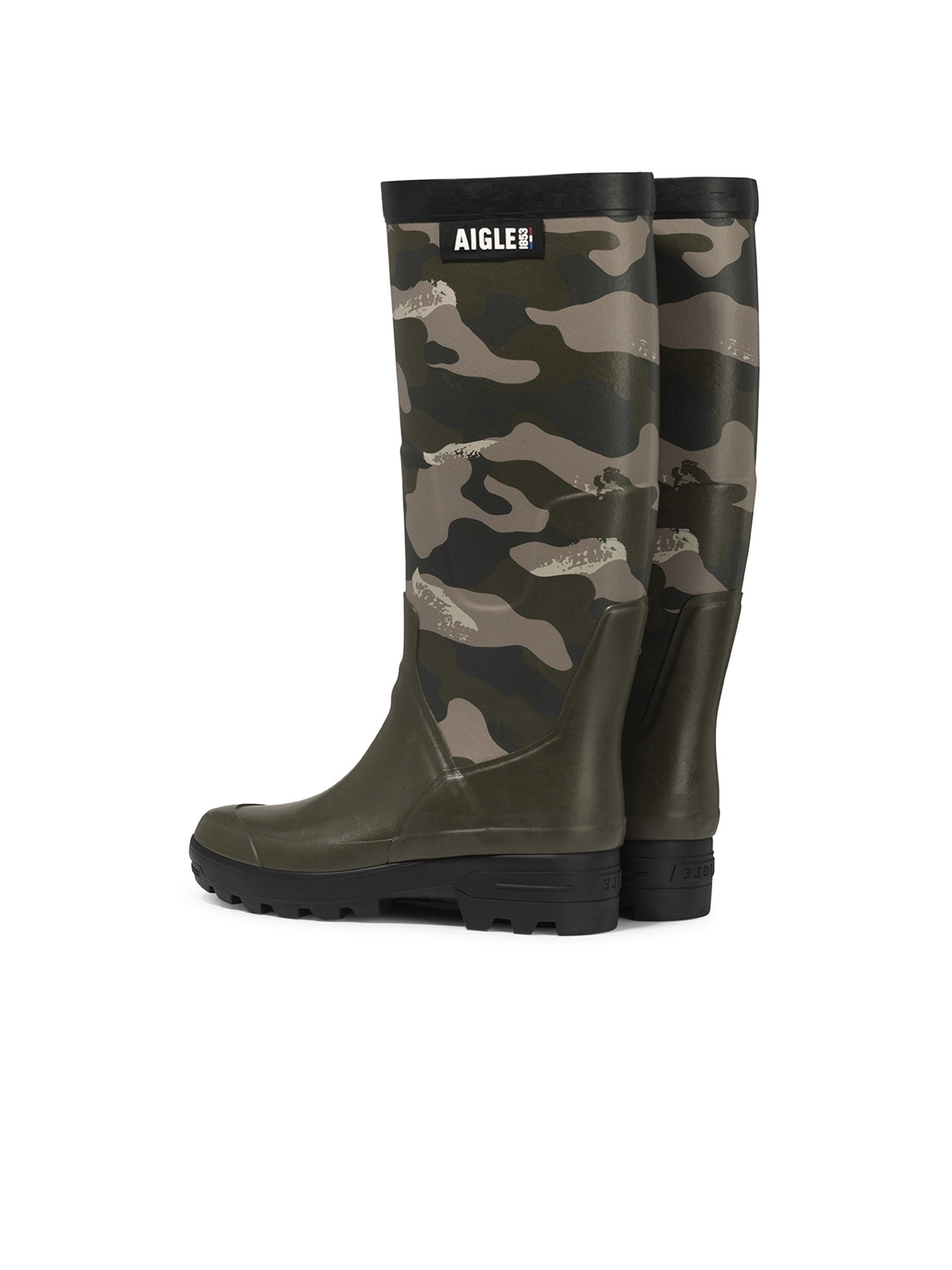AIGLE - Bota de borracha 'Benyl' em verde