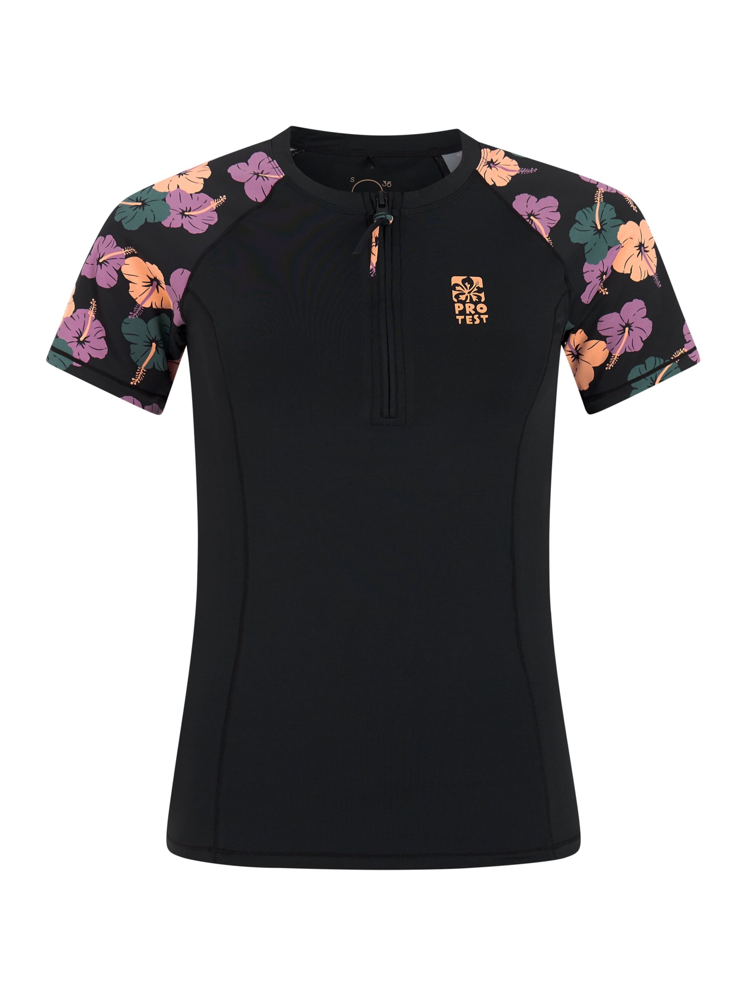 PROTEST Performance shirt 'PRTNautic' in Black: front