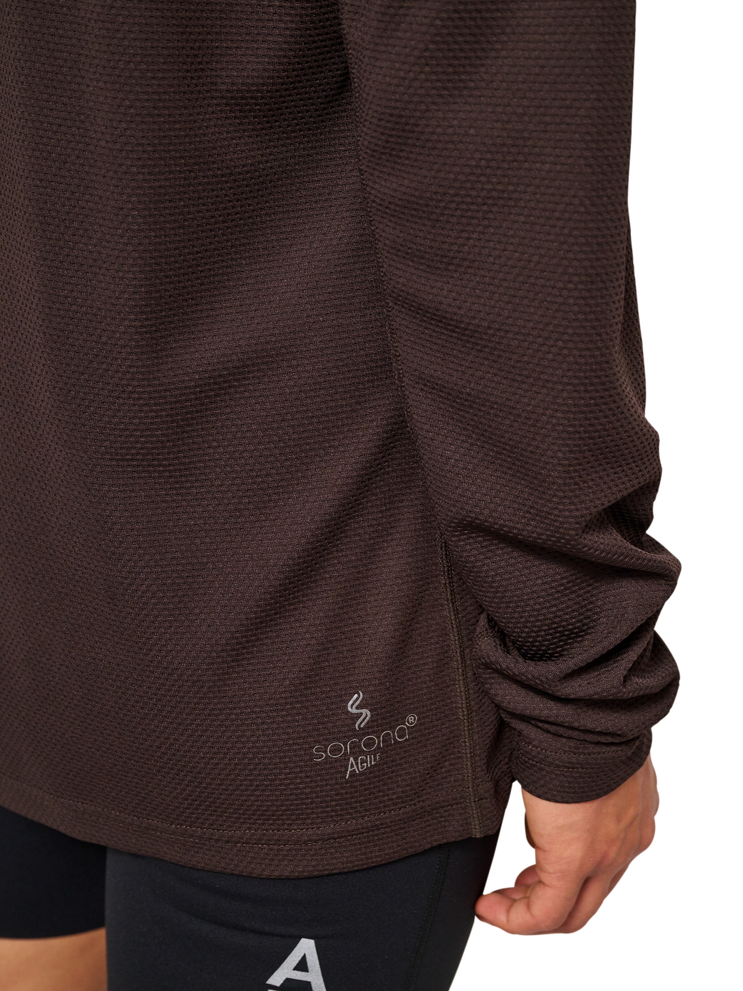 HALO Functioneel shirt in Bruin