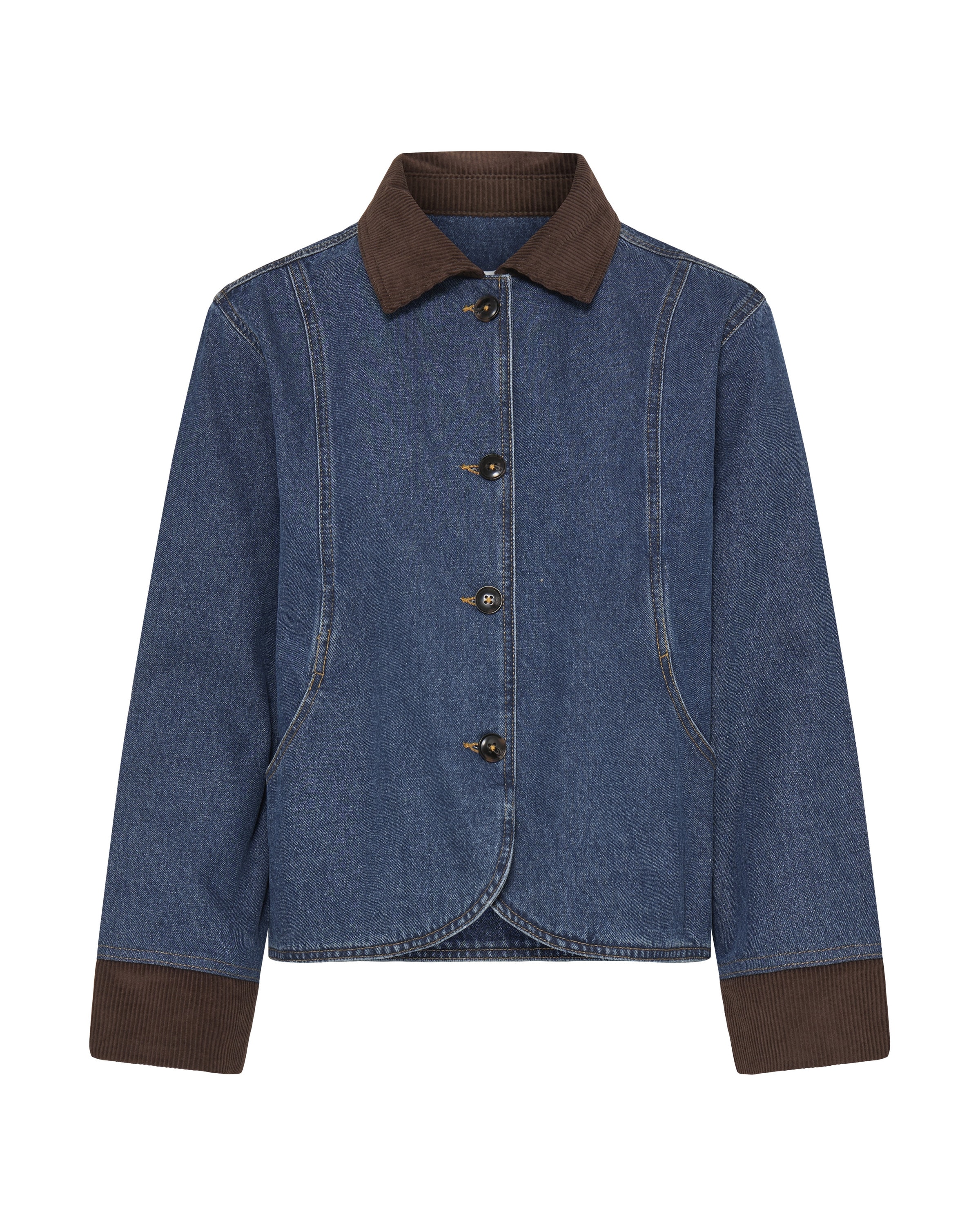 b.young Tussenjas 'KAMILO' in Blauw: voorkant