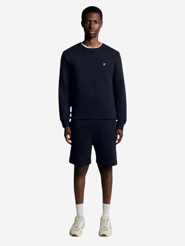 Lyle & Scott Sweatshirt 'Brushed Back Crew Neck Sweatsh ML1131V' i blå