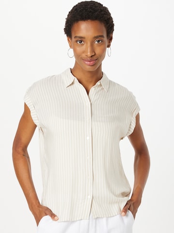 TOM TAILOR Bluse i beige: forside