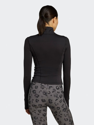 ADIDAS PERFORMANCE Sports sweat jacket 'OPT ESS' in Black